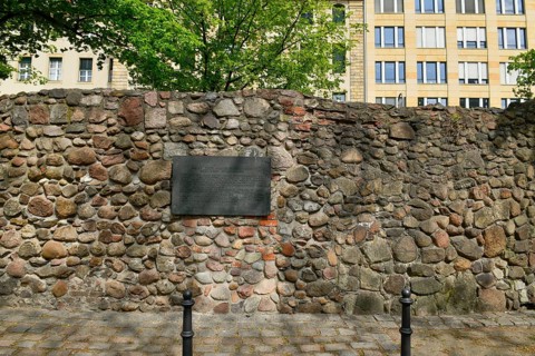 Remains of the medieval Berlin city wall