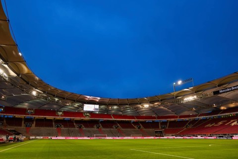 Ghost match at the Mercedes-Benz Arena