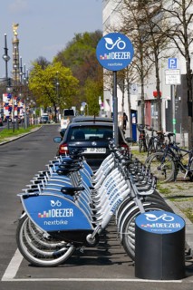 Deezer Nextbike rental bikes