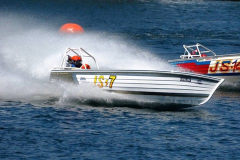 Boat racing on the Saint Lawrence River