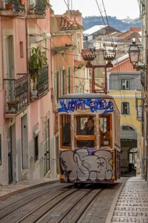 Funicular railway Ascensor da Bica