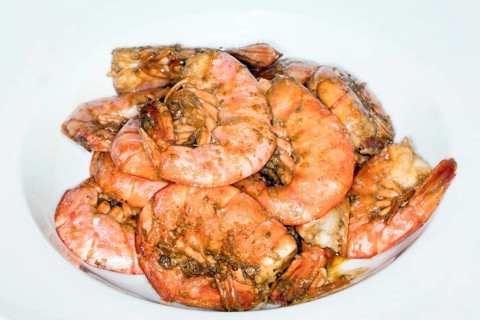 Argentine red prawns