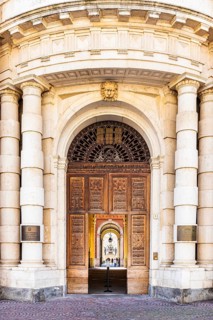 Entrance gate to Palazzo Carignano