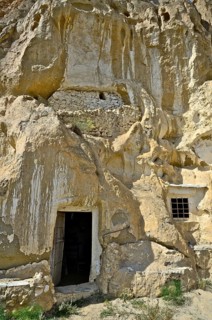 Entrance of a historic cave house