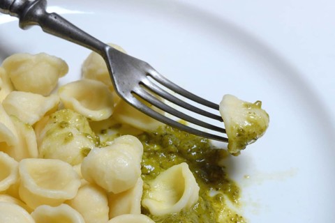Orecchiette with pesto