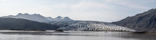 Kverkfjoell glacier tongue on Vatnajoekull glacier