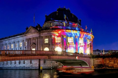 Bode Museum during the Festival of Lights
