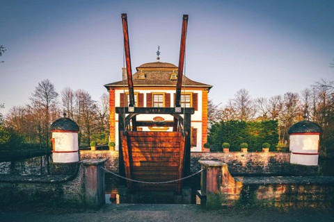 Moated castle