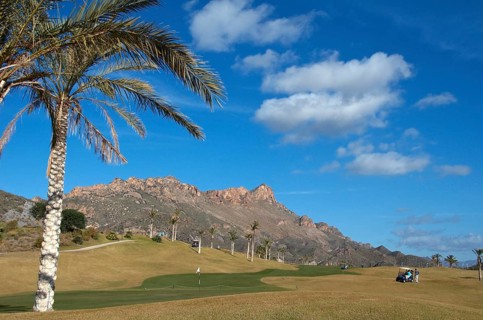 Aguilon Golf Club with Mount Aguilon
