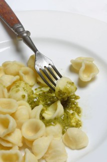 Orecchiette with pesto