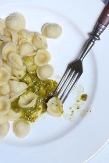 Orecchiette with pesto