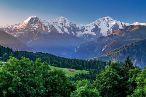 Eiger triumvirate with the Eiger North Face