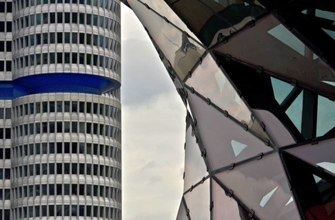 BMW Tower with BMW Museum dome