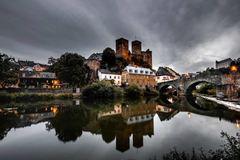Historic old town of Runkel an der Lahn