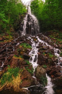 Trusetal Waterfall near Brotterode-Trusetal