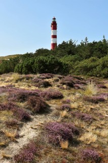 Amrum lighthouse near Wittduen