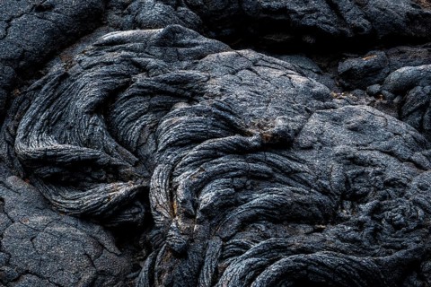 Pahoehoe lava