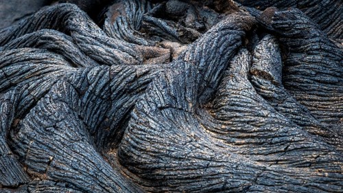 Pahoehoe lava
