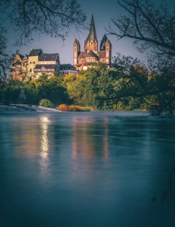 Limburg Cathedral St. George or Georgsdom and Limburg Castle