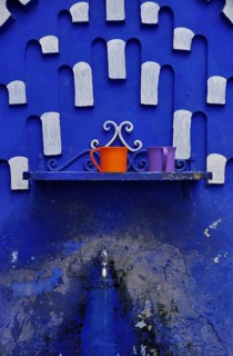 Cups at public fountain
