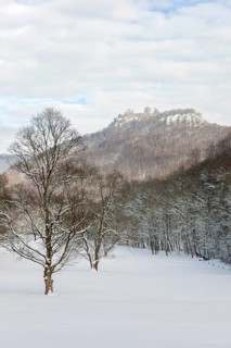 Winter landscape near Bad Urach