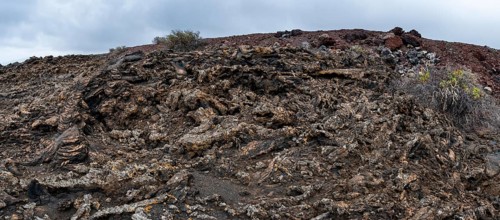 Typical volcanic landscape near La Restinga