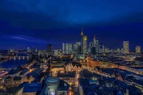 Skyline at night