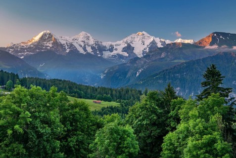Eiger triumvirate with the Eiger North Face