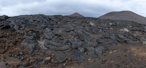 Typical volcanic landscape near La Restinga