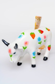 Porcelain money box