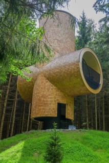 Modern forest house on the Pogusch