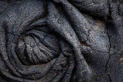 Pahoehoe lava