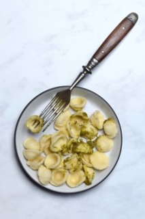 Orecchiette with pesto