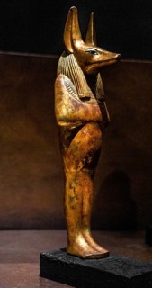 Figure of the jackal-headed god Duamutef