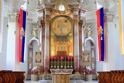 Altar and choir area