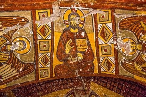Frescoes in the Yilauli Church