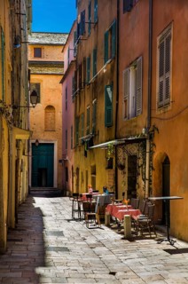 Narrow alleys in the citadel