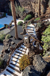 Stairs in the garden