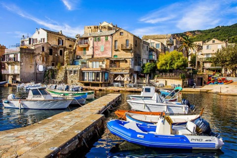 Charming fishing village of Erbalunga