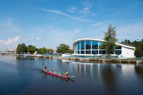 Rowers on the Vltava