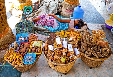 Sale of healing natural medicine