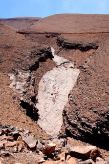 Rock formation in the High Atlas