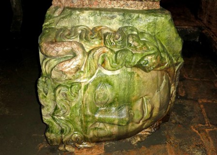 Yerebatan Cistern Medusa Head
