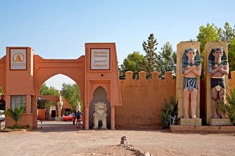 Atlas Film Studio in Ouarzazate with sets from Asterix and Cleopatra