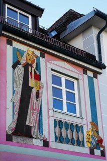 Wall fresco by Franz Weiss