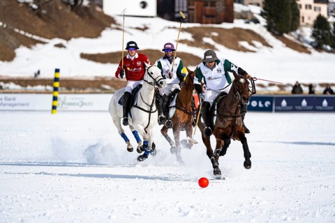 Pato Bolanteiro of Team Azerbaijan Land of Fire gallops after the ball