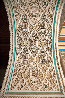 Precious relief in the Palais de la Bahia