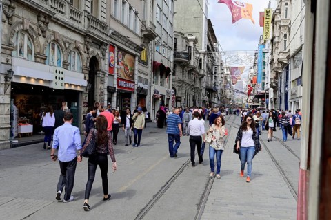 Istiklal Caddesi shopping street