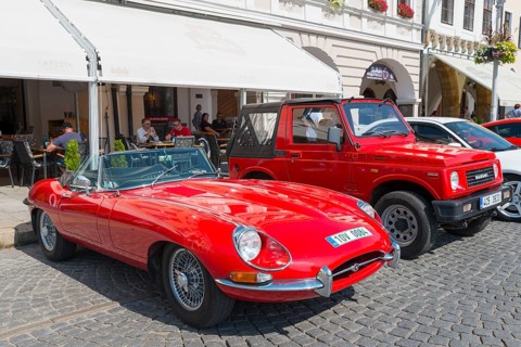 Oldtime Jaguar 4. 2 E-Type Convertible