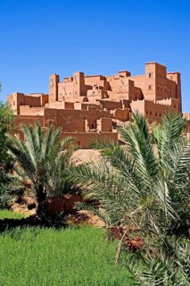Kasbah in an oasis in the Draa Valley